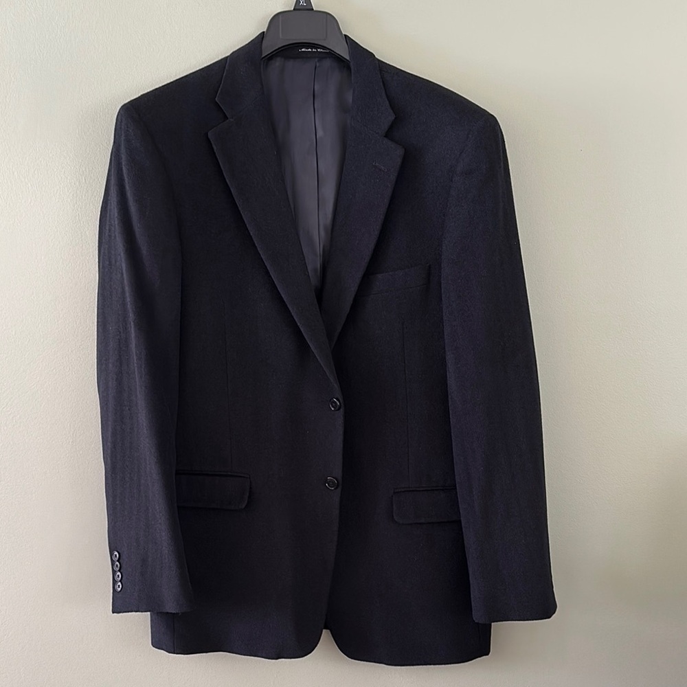 Claiborne Sportcoat Wool, Silk, Cashmere Blend 2Button Single Breast Men’s 44L